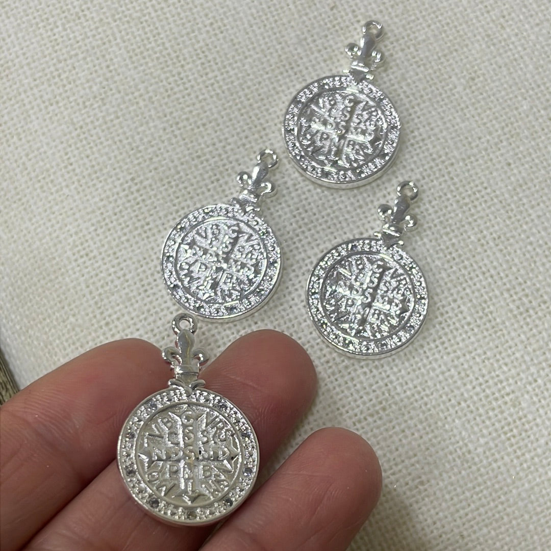 Saint Benedict white zircon