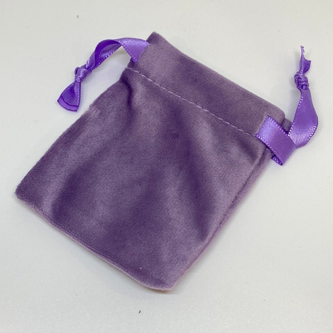 BOLSA TERCIOPELO LILA