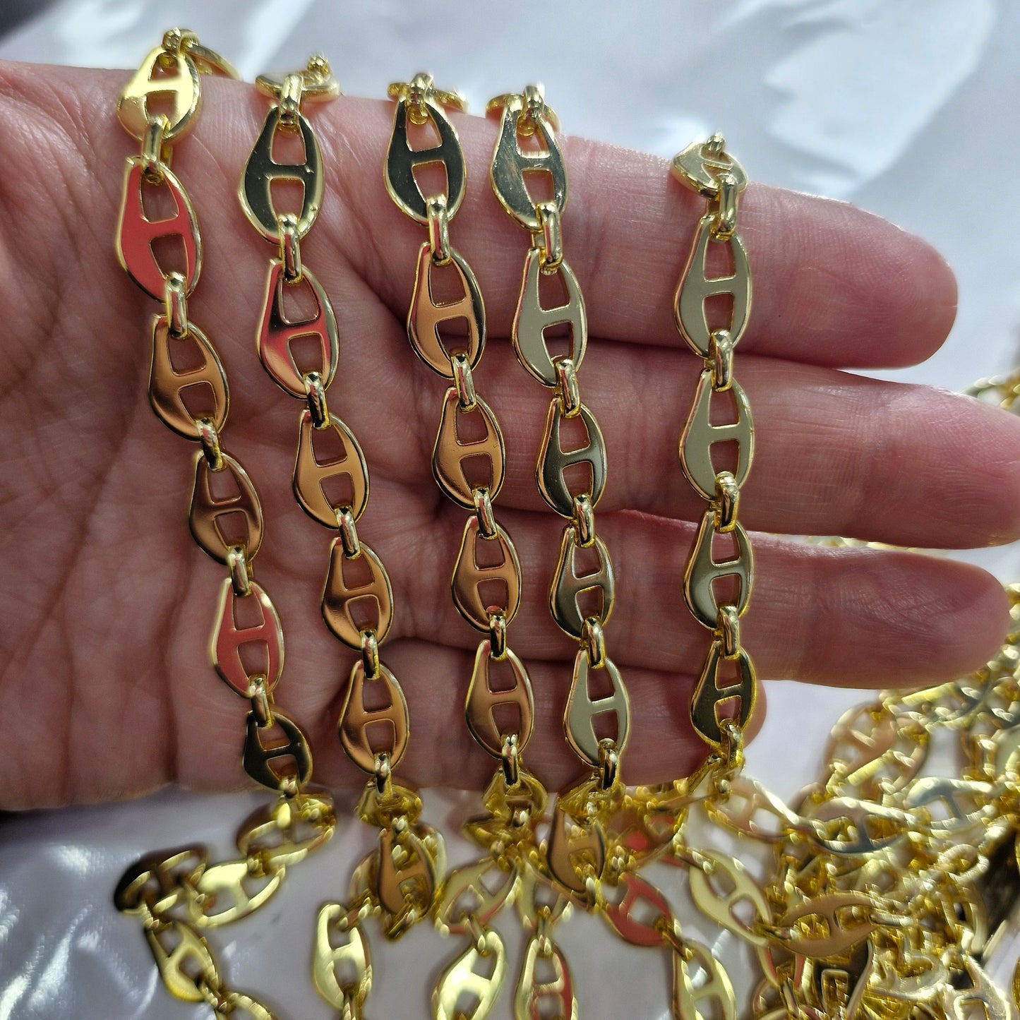 Cadena Dorada Eslabon Marinero