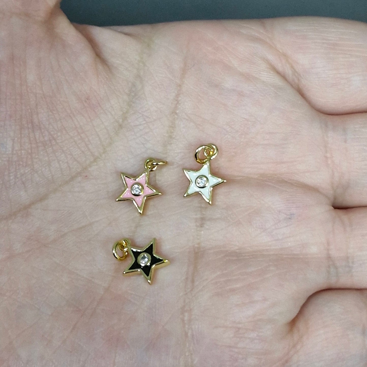 colgante estrella circon variedad