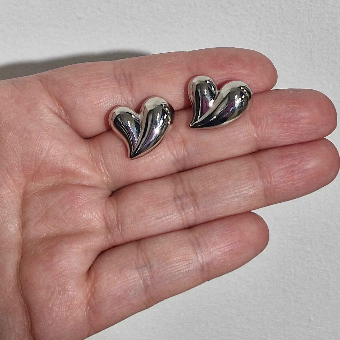 Aros corazon de lado