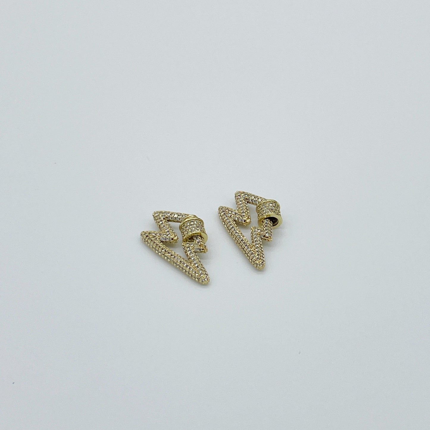 BR48P - LIGHTNING BROOCH WITH ZIRCONS