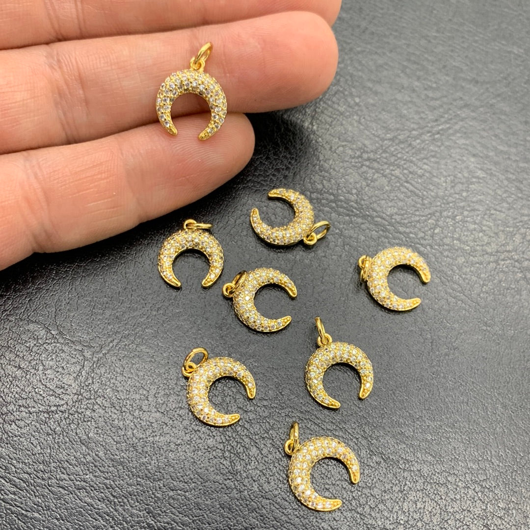 MC71 - COLGANTE LUNA CON CIRCONES