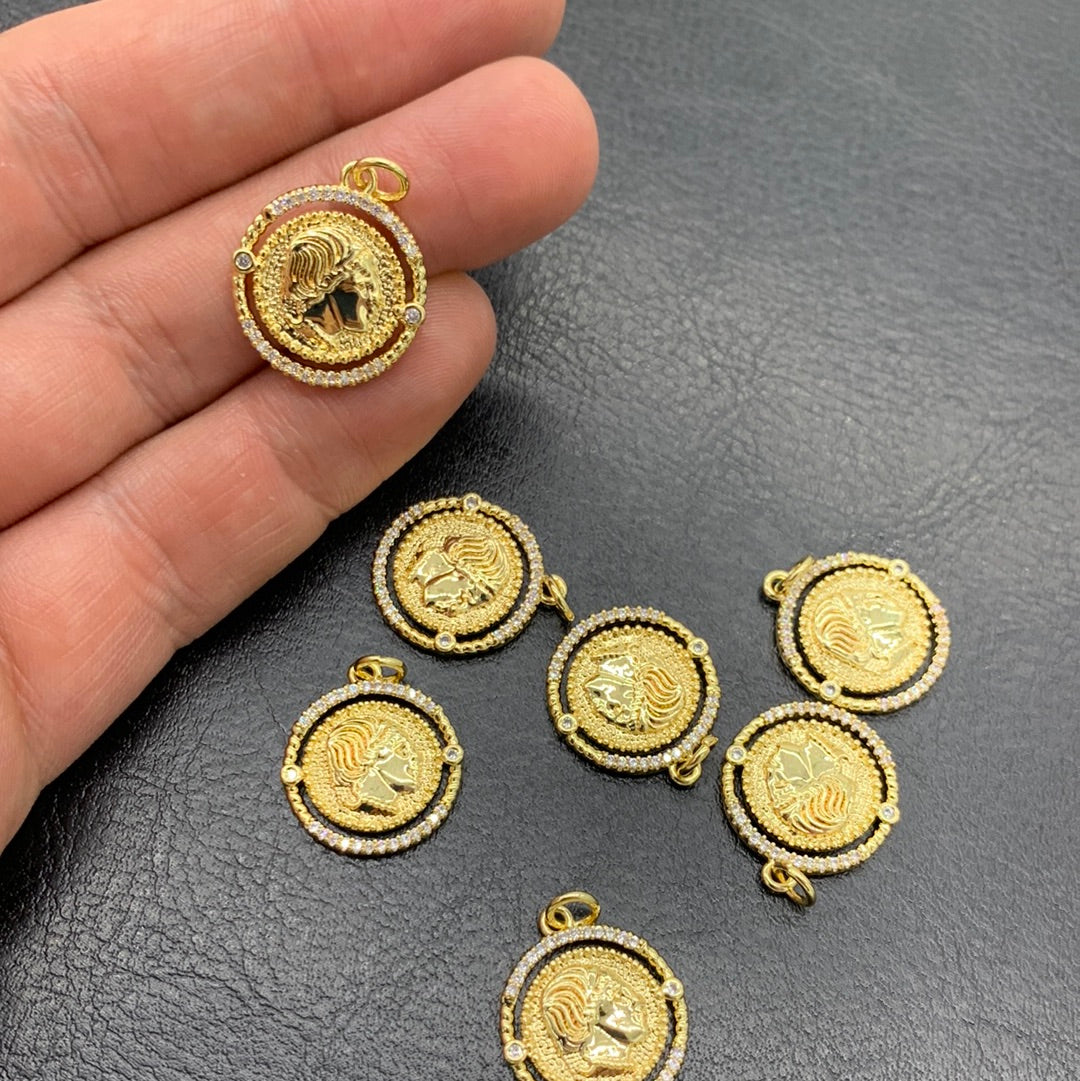 MC50 - MEDALLA ROSTRO CON CIRCONES