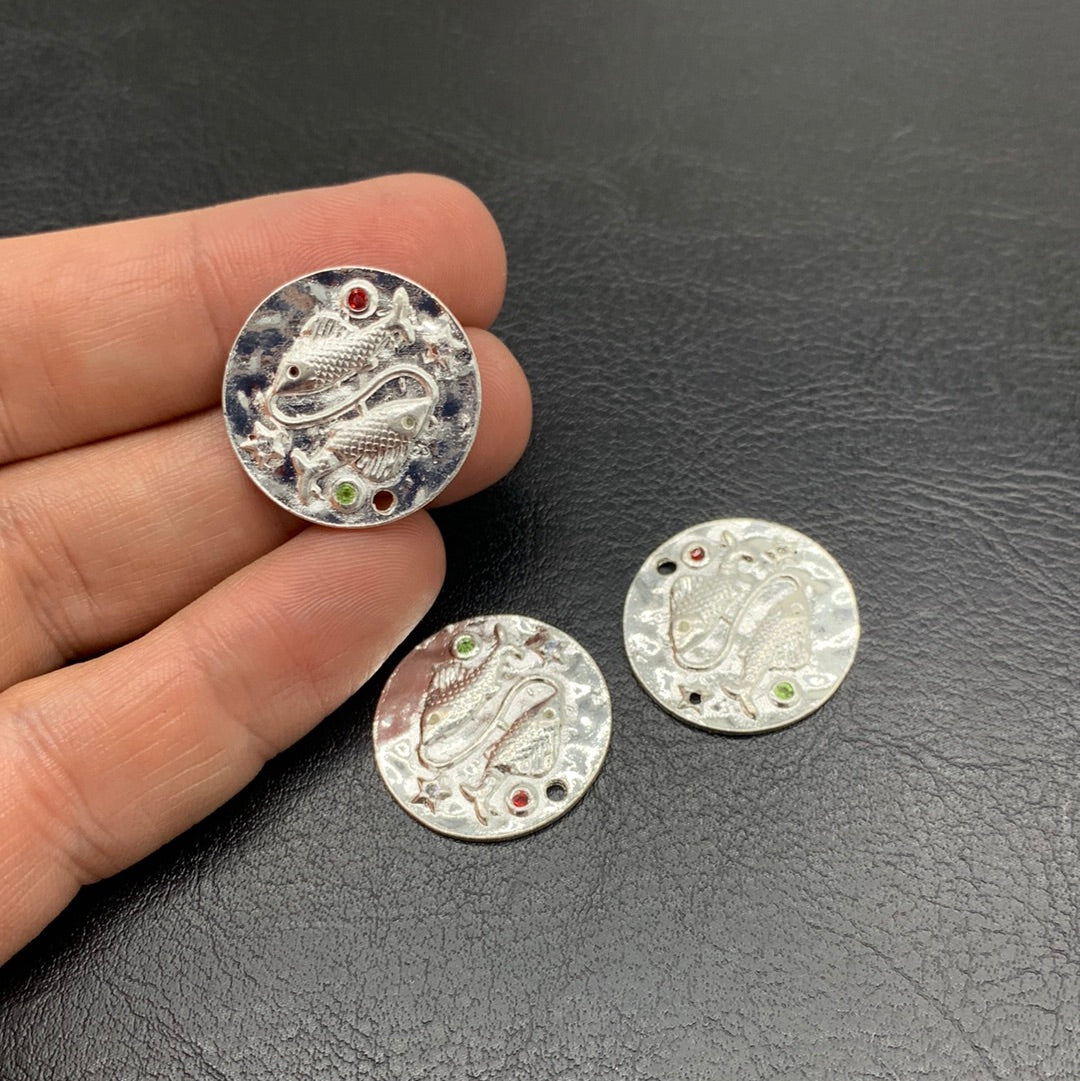 M38P - MEDALLA PEZ CON CIRCON