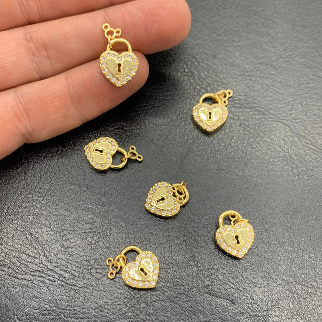 MC123 - COLGANTE CORAZÓN CON CIRCON