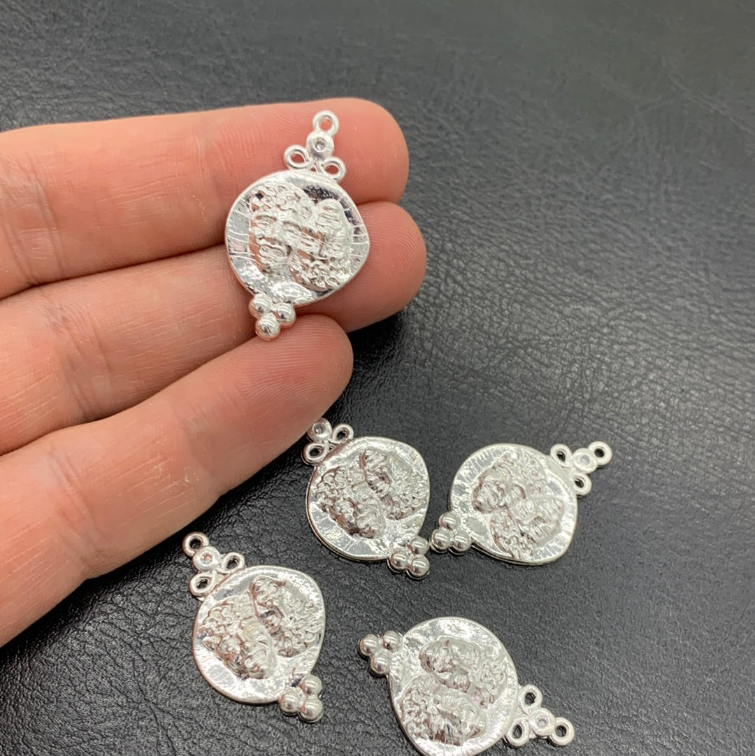 M191P - MEDALLA DOS CARAS CON CIRCON