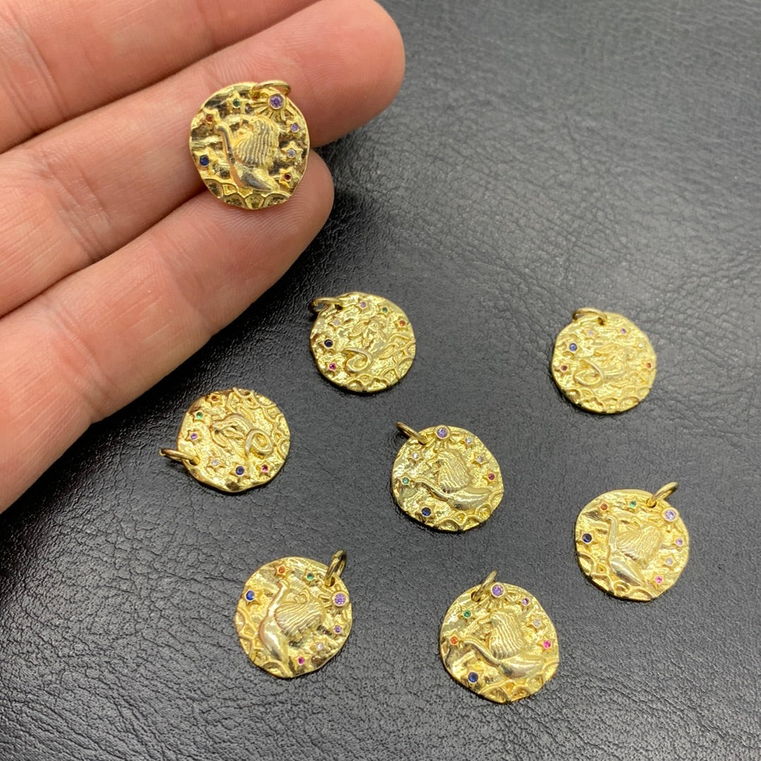 MC53 - MEDALLA LEON CON CIRCONES