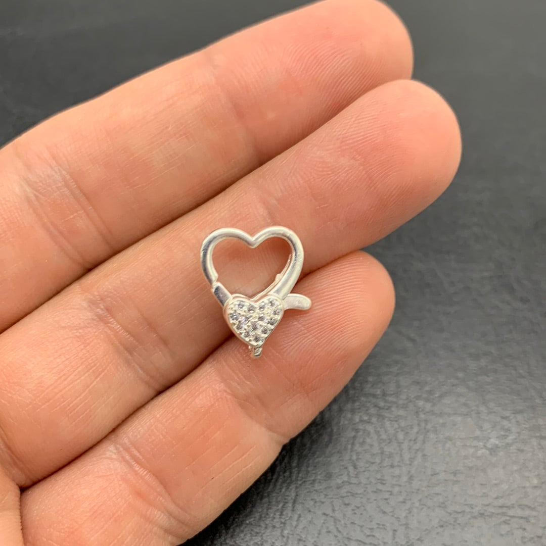 BR34P - BROCHE CORAZON CON CIRCONES
