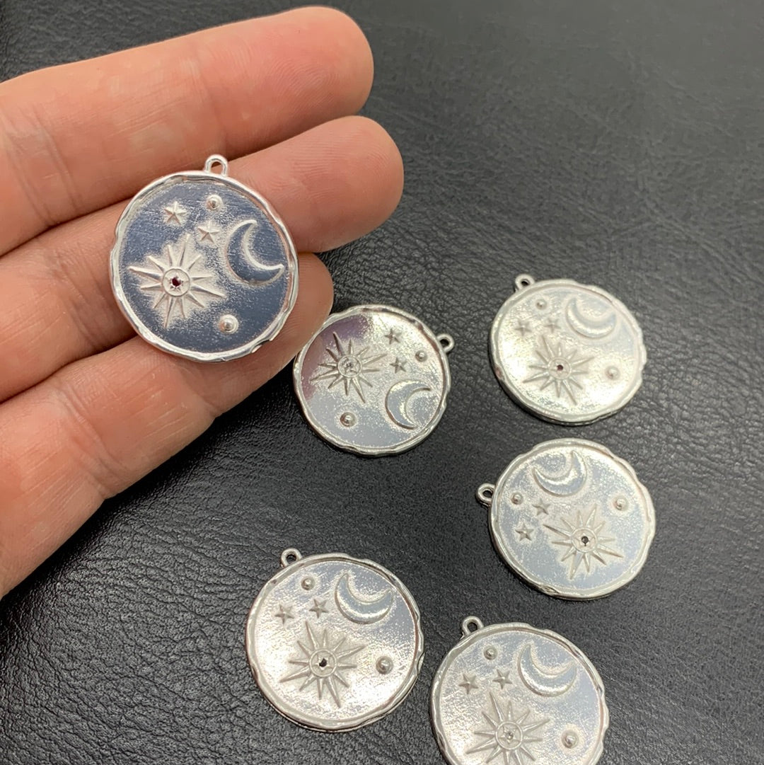 M211P - MAXI MEDALLA ESTRELLA CON CIRCON