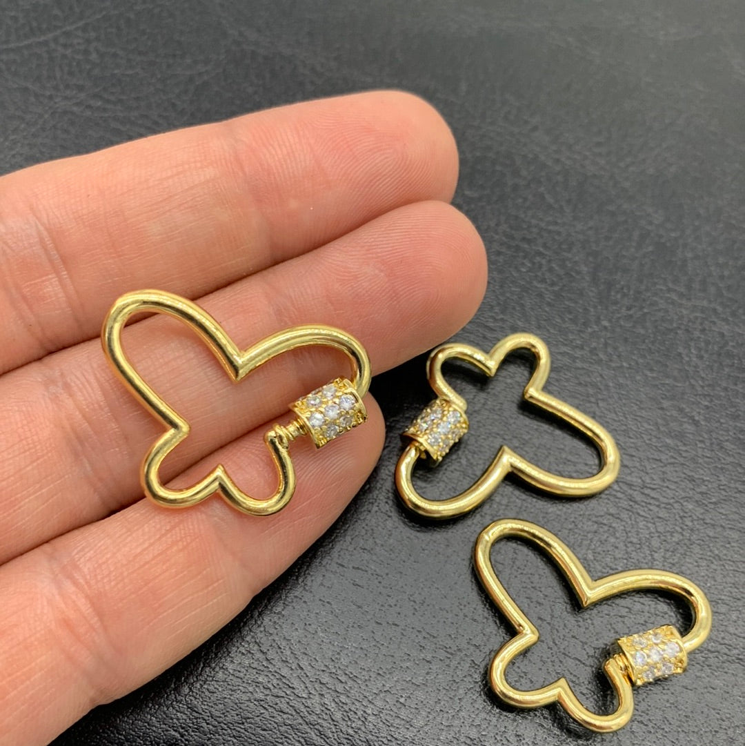 BR64D - BROCHE MARIPOSA CON CIRCONES