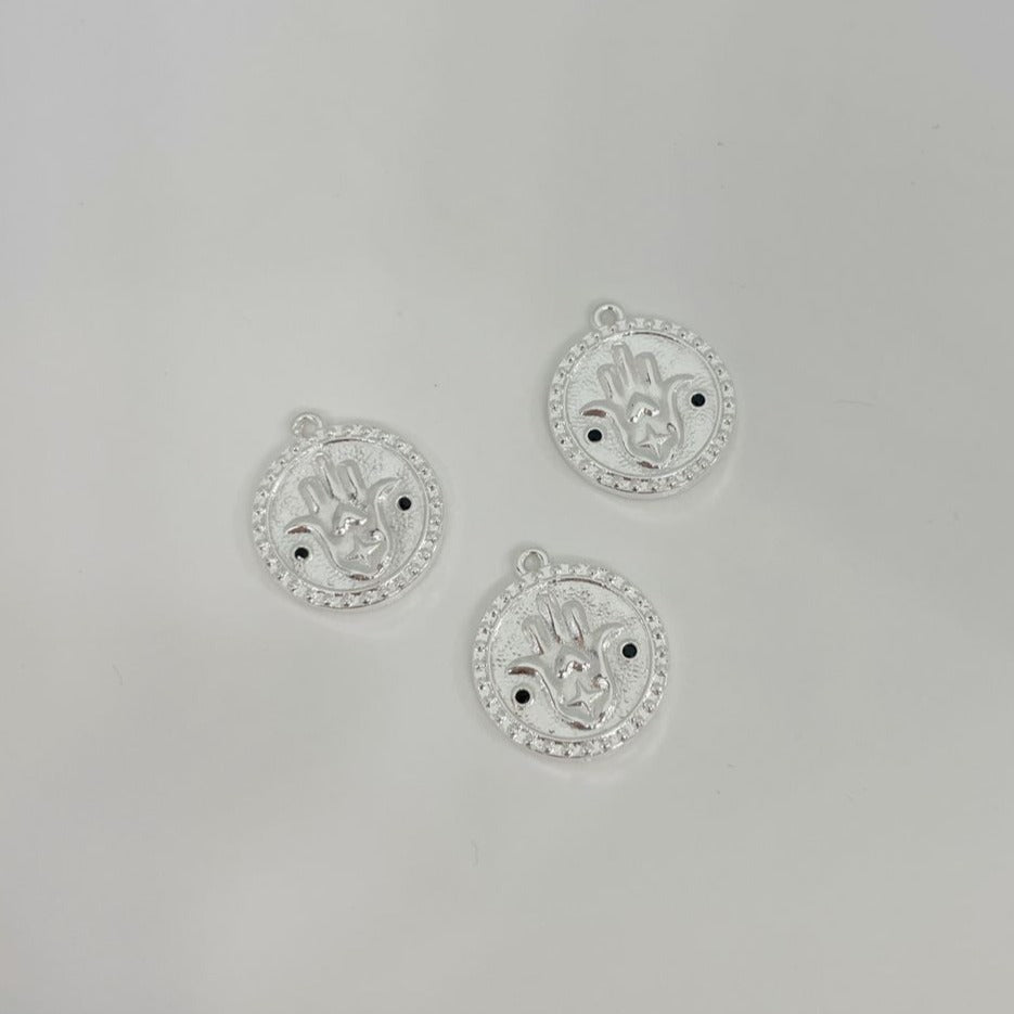 M104D - MEDALLA MANO DE FATIMA CON CIRCONES