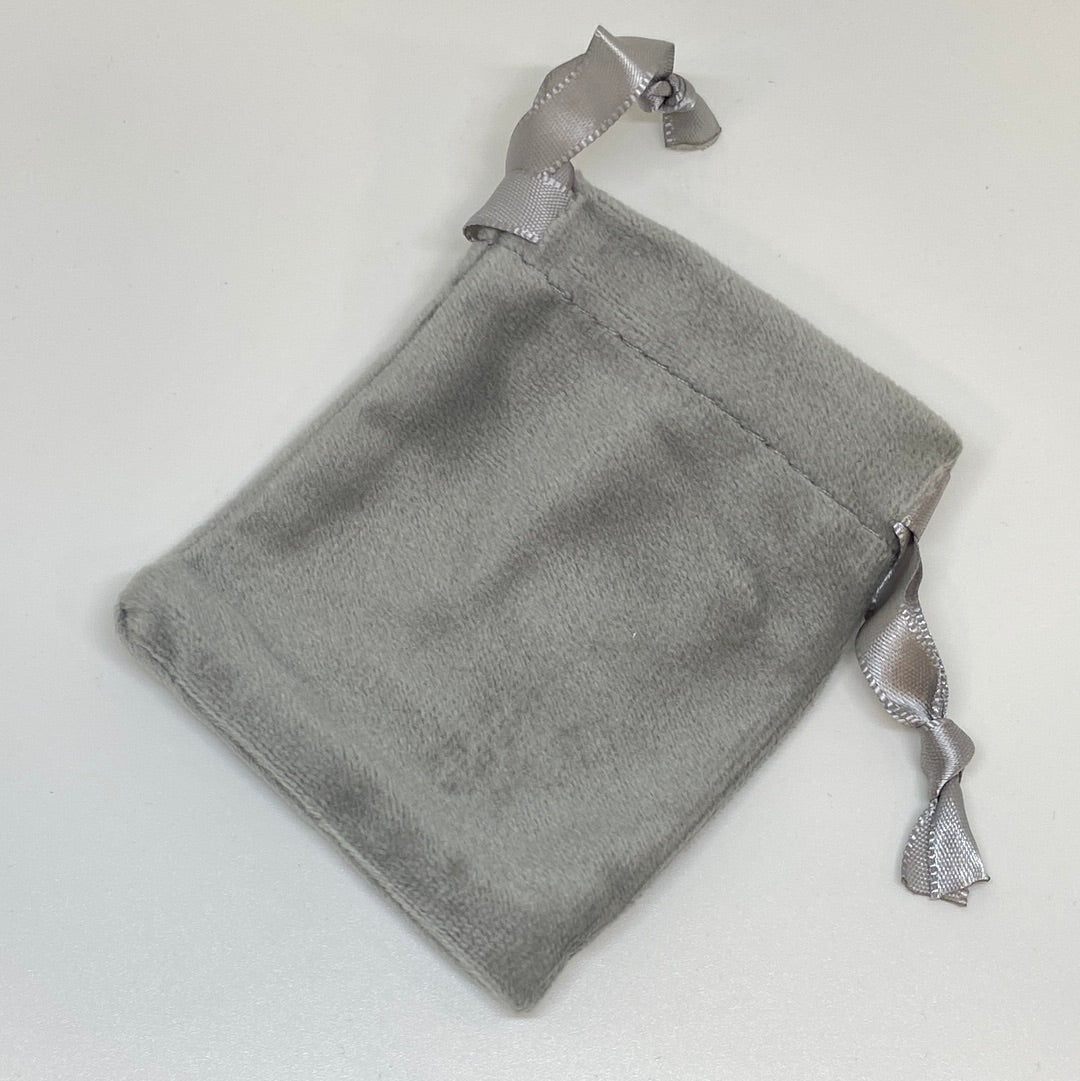 BOLSA TERCIOPELO GRIS