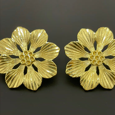 Aros flor maxi