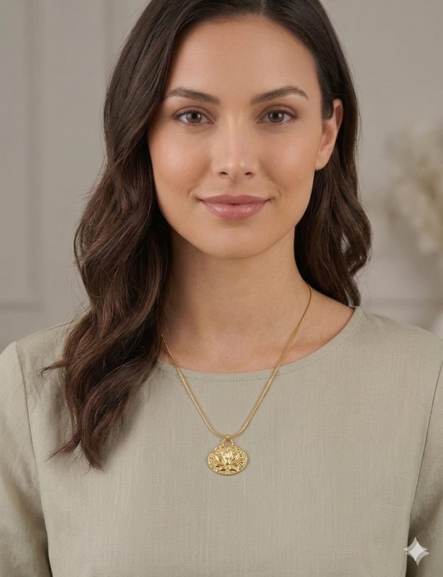 M108D - LOTUS FLOWER MEDAL