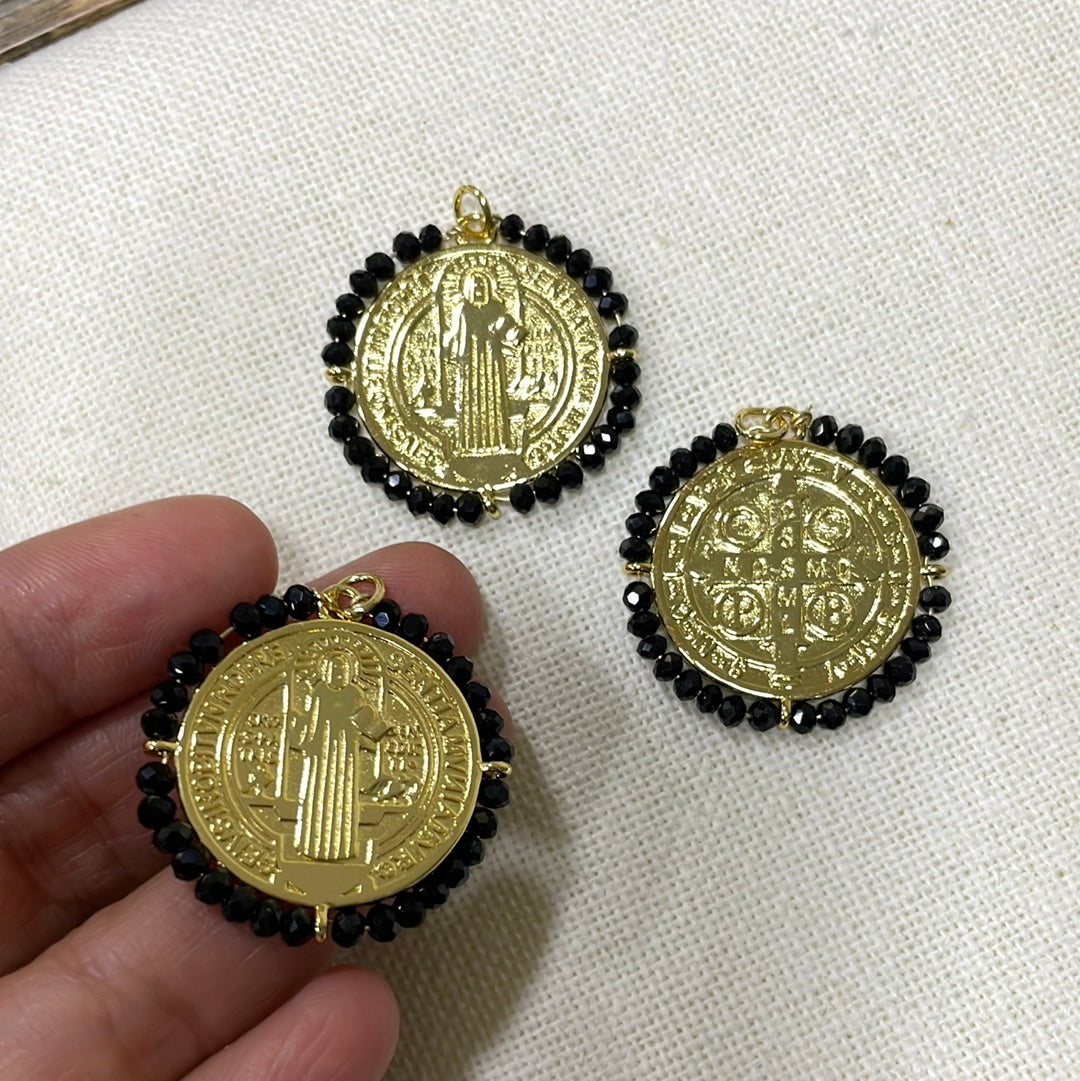 Saint Benedict black stone