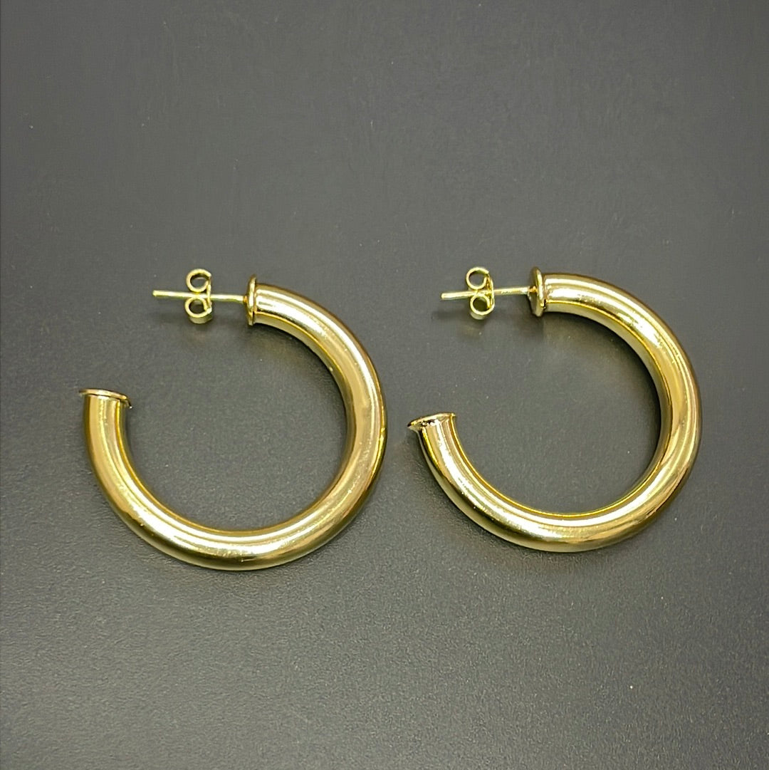 4.9 - ARGOLLAS LISAS DORADAS