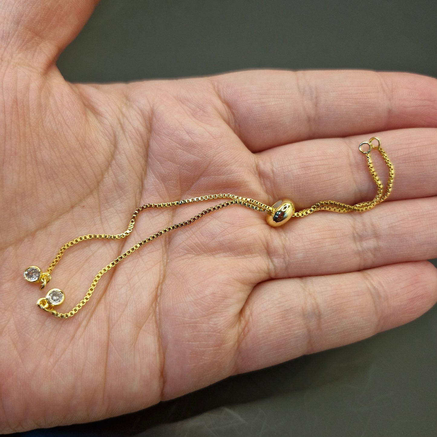 Pulsera Conectora Circulo Circon