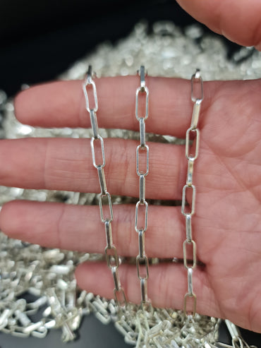 CADENA POR METRO PLATEADA - 1