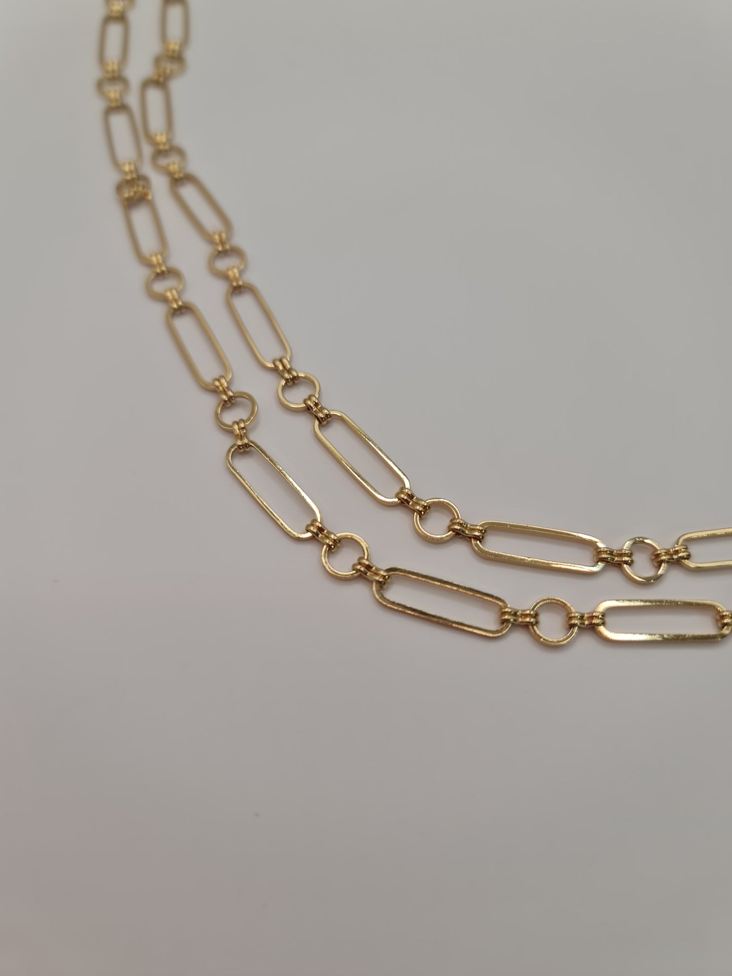 CADENA ESLABÓN ALARGADO Y CIRCULAR