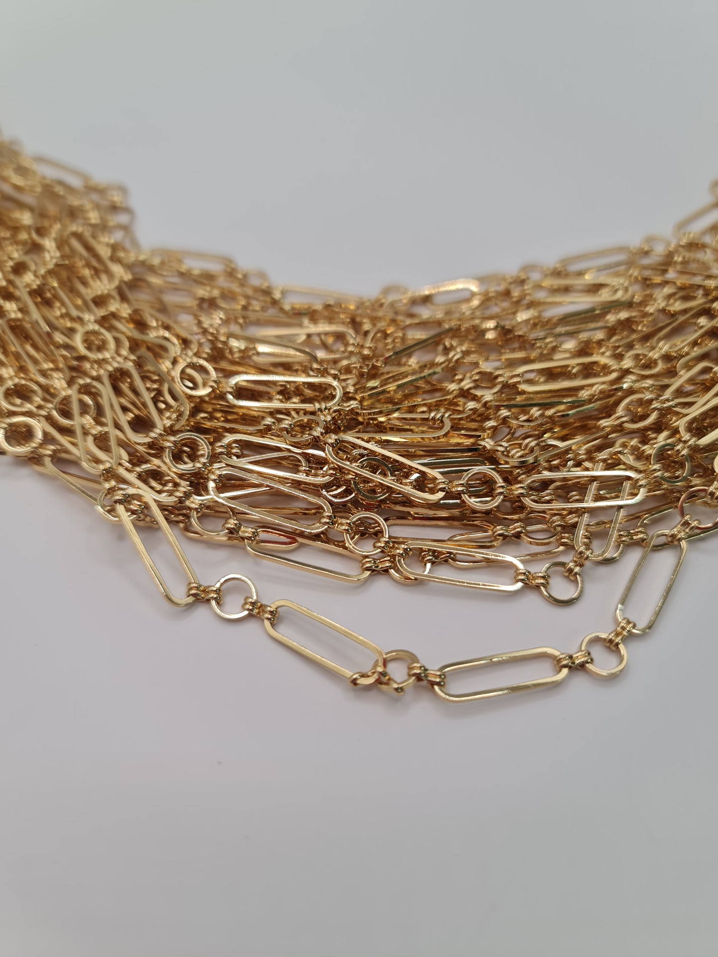 CADENA ESLABÓN ALARGADO Y CIRCULAR