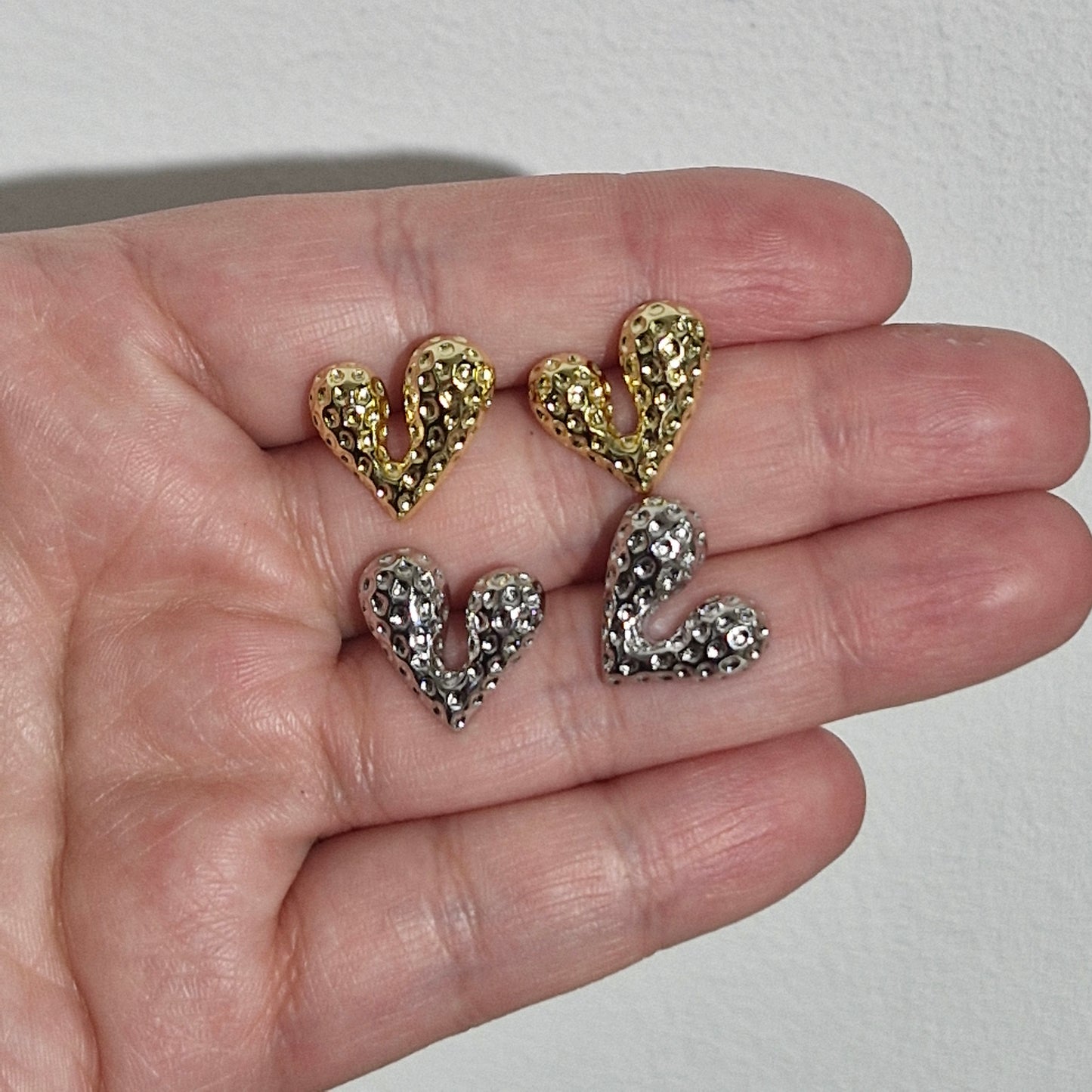 Aro corazon gota pequeño