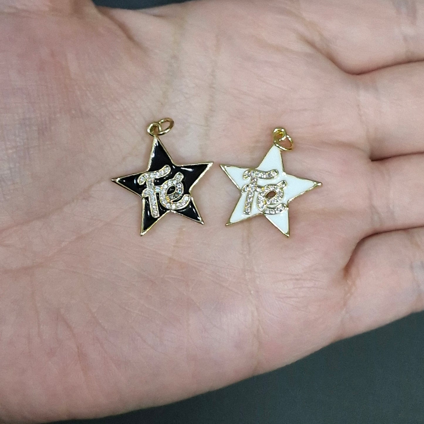 Colgante estrella FE circon variedad