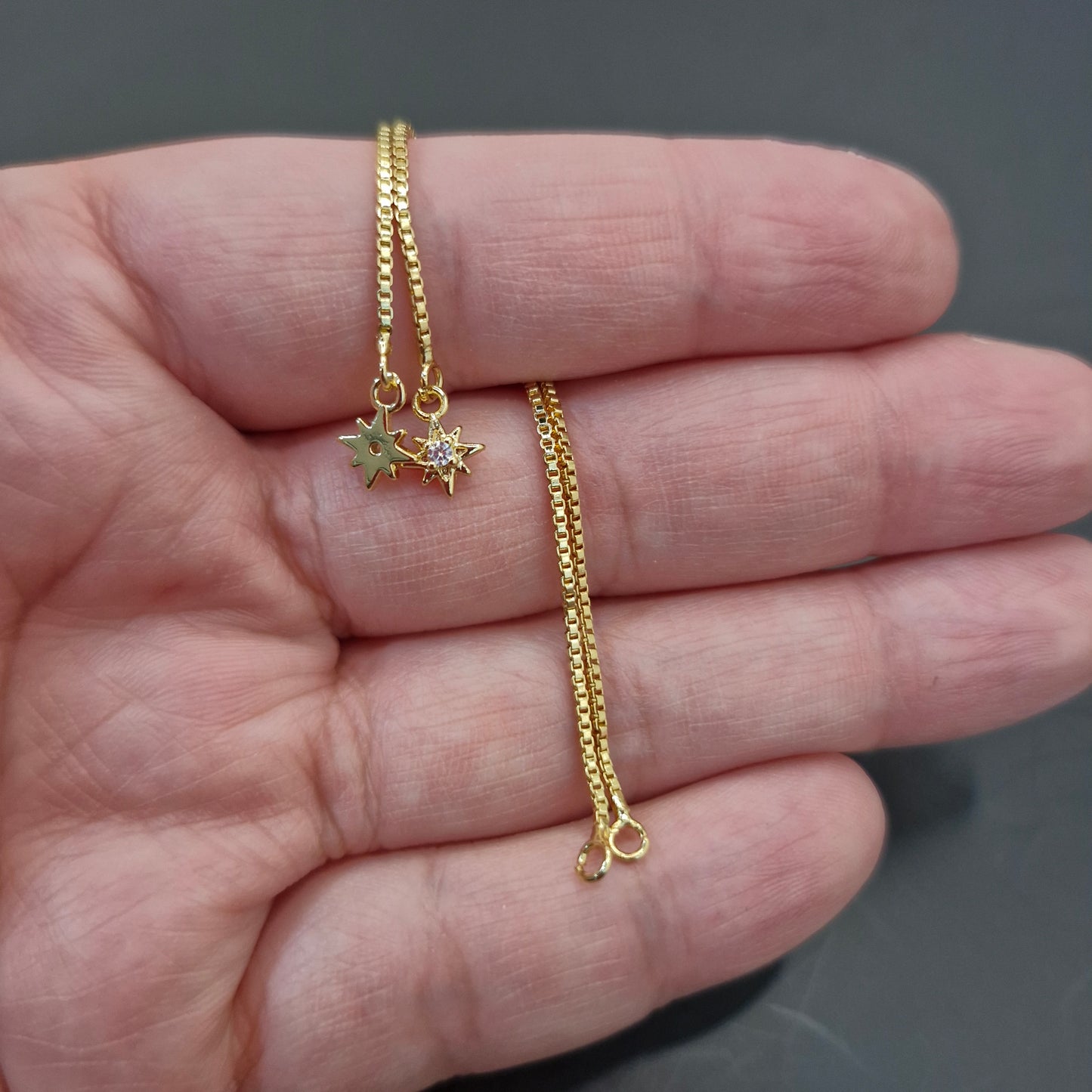 Pulsera Conectora Estrella Circon