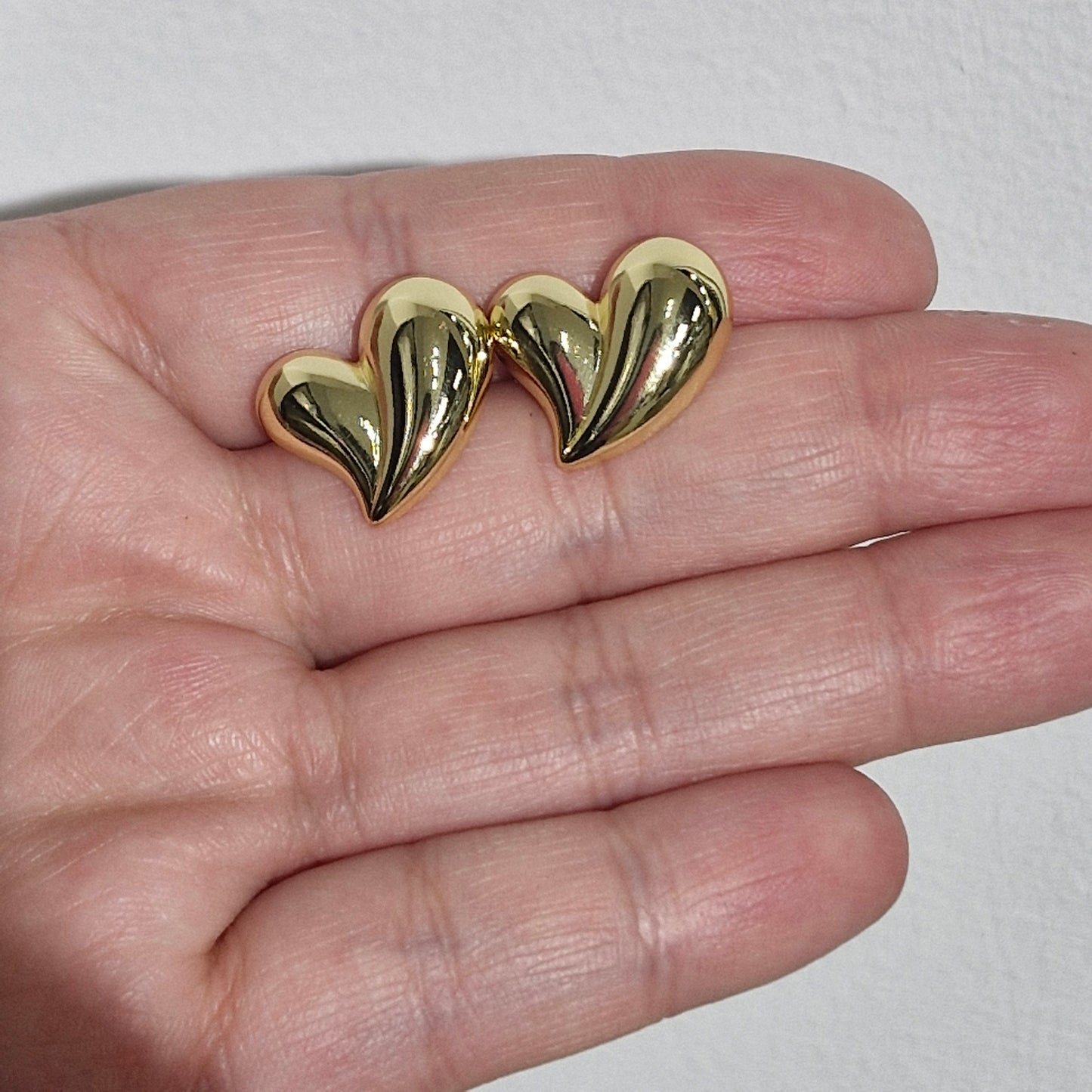 Aros corazon de lado