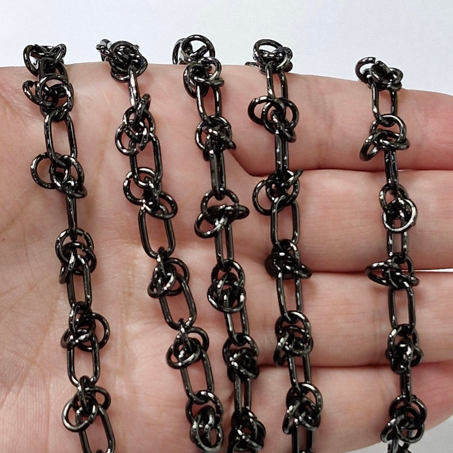 Cadena Eslabón anudado Grafito