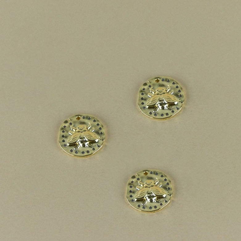 M12D - MEDALLA ABEJA CON CIRCON