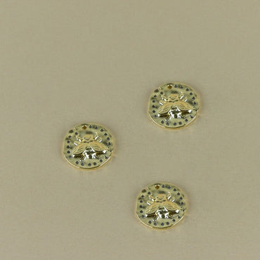 M12P - BEE MEDAL WITH ZIRCON