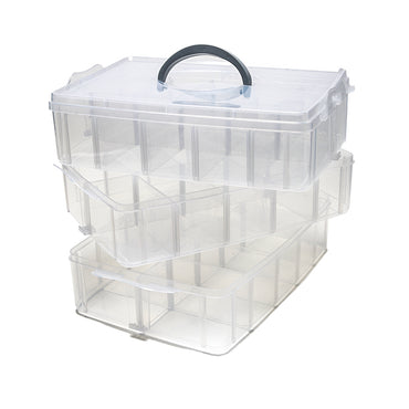 CAJA PLASTICA TRIPLE