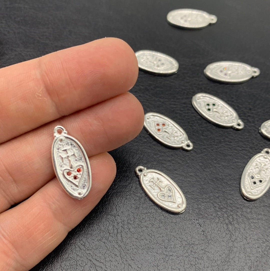 MCO28P - DETENTE MEDAL WITH ZIRCON