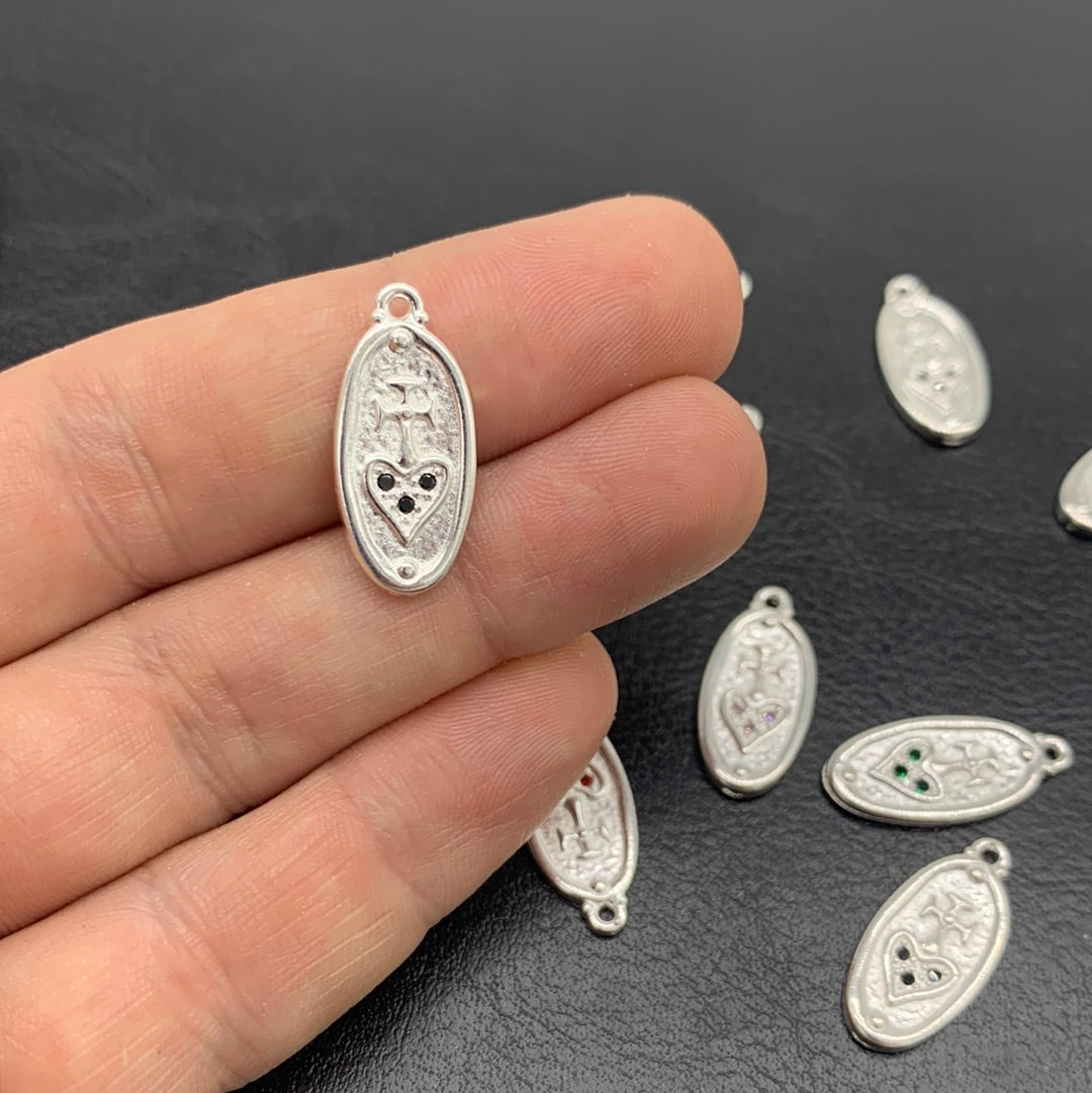 MCO28P - DETENTE MEDAL WITH ZIRCON