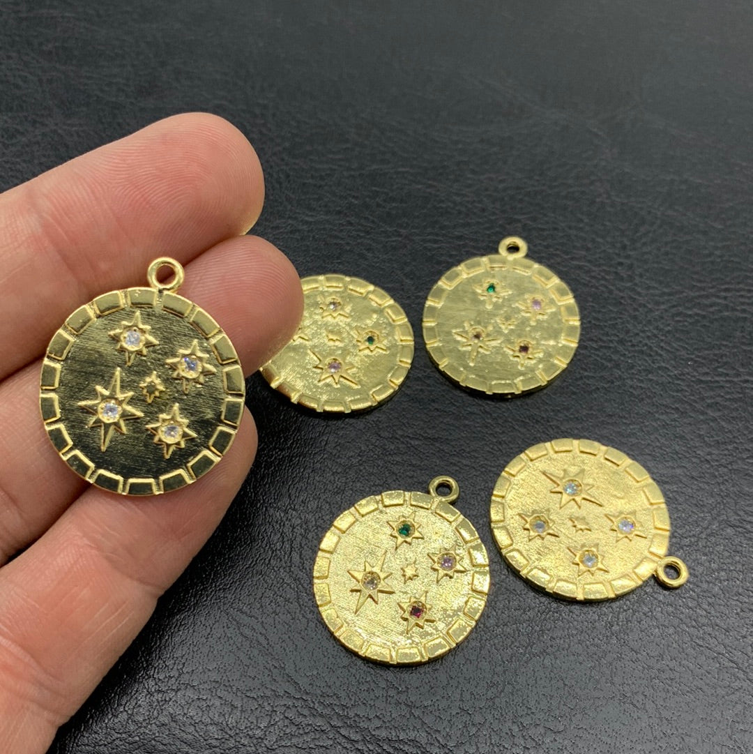 M170D - MEDALLA ESTRELLAS CON CIRCONES