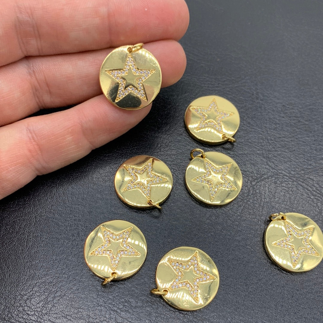 MC35 - MAXI MEDALLA ESTRELLA CON CIRCONES