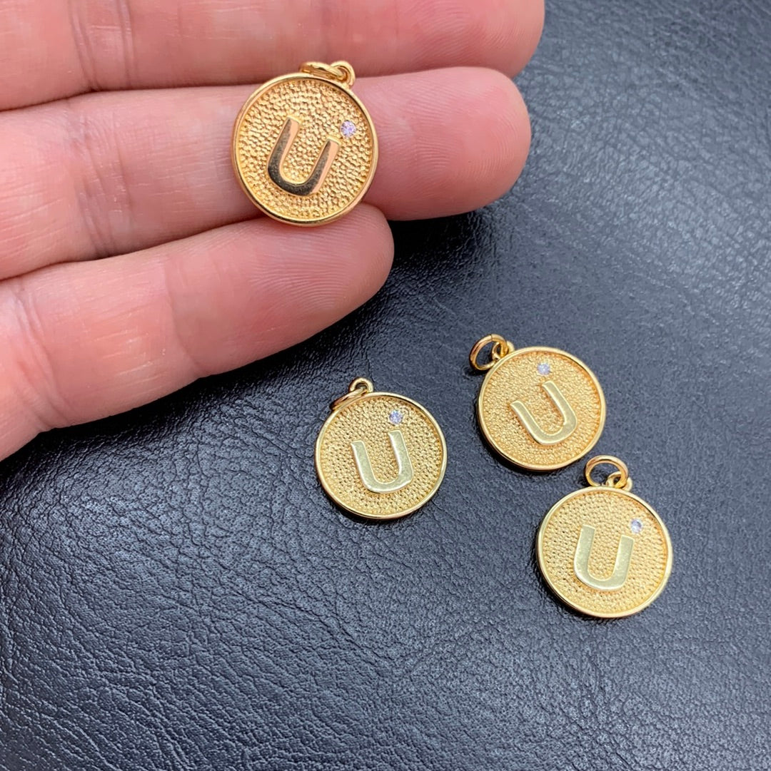 MLD11 - MEDALLA LETRA CON CIRCON