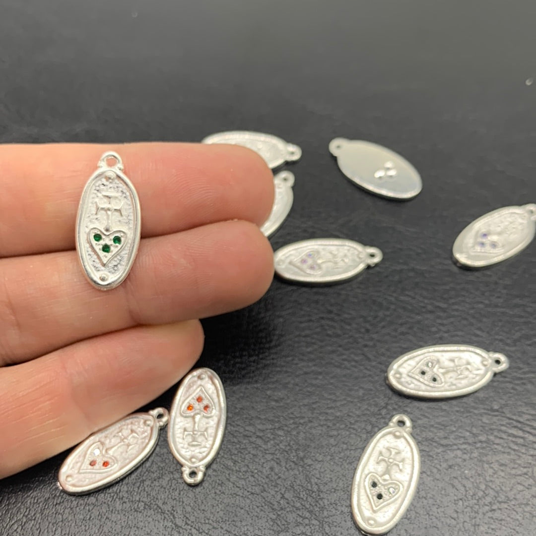 MCO28P - DETENTE MEDAL WITH ZIRCON