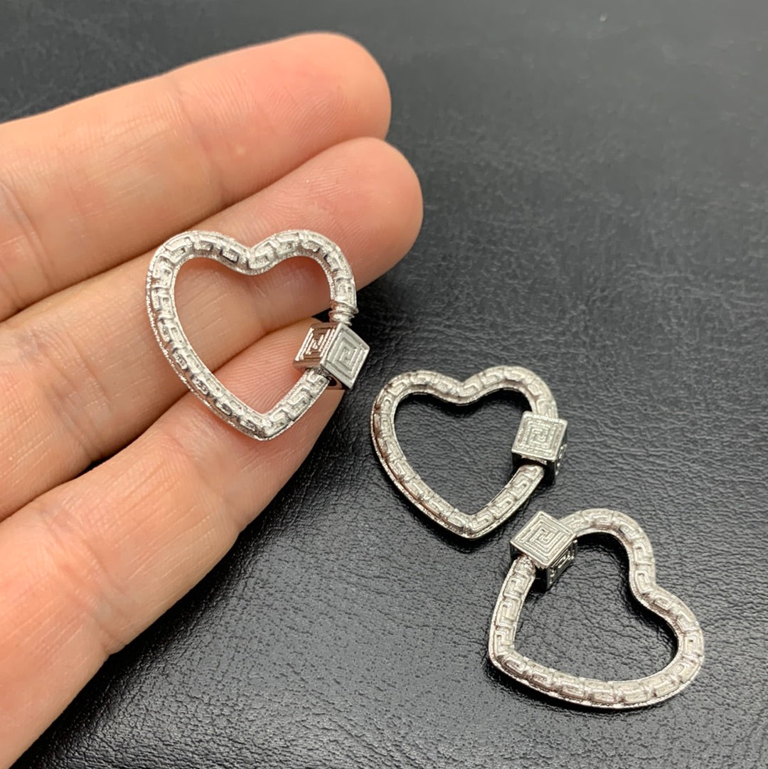 BR22P - MAXI HEART BROOCH