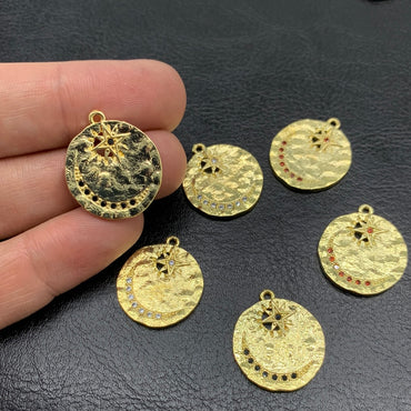 M160D - MEDALLA ESTRELLA GUÍA CON CIRCON