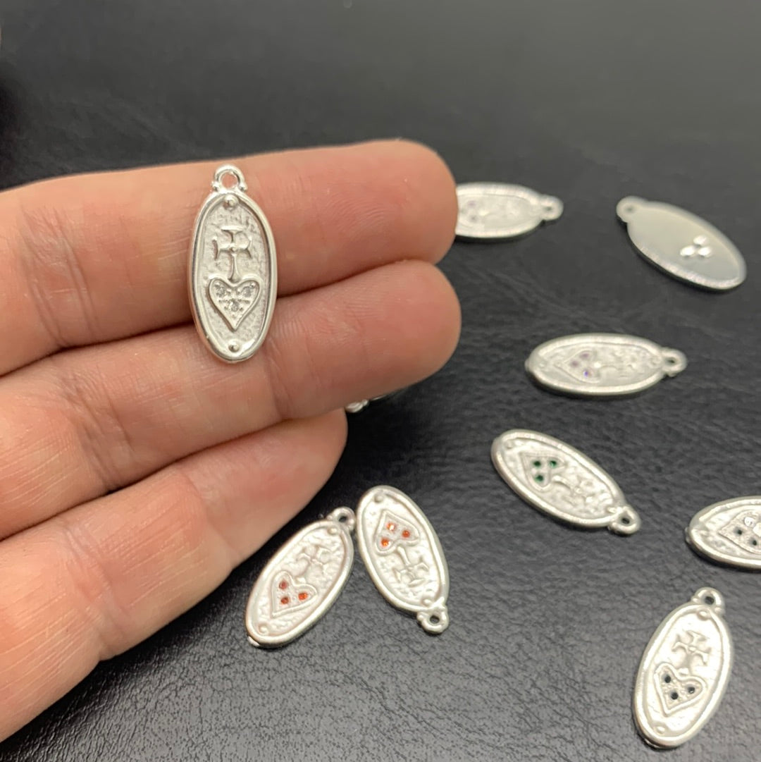 MCO28P - DETENTE MEDAL WITH ZIRCON