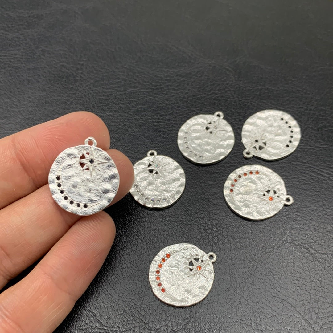 M160P - MEDALLA ESTRELLA GUÍA CON CIRCON