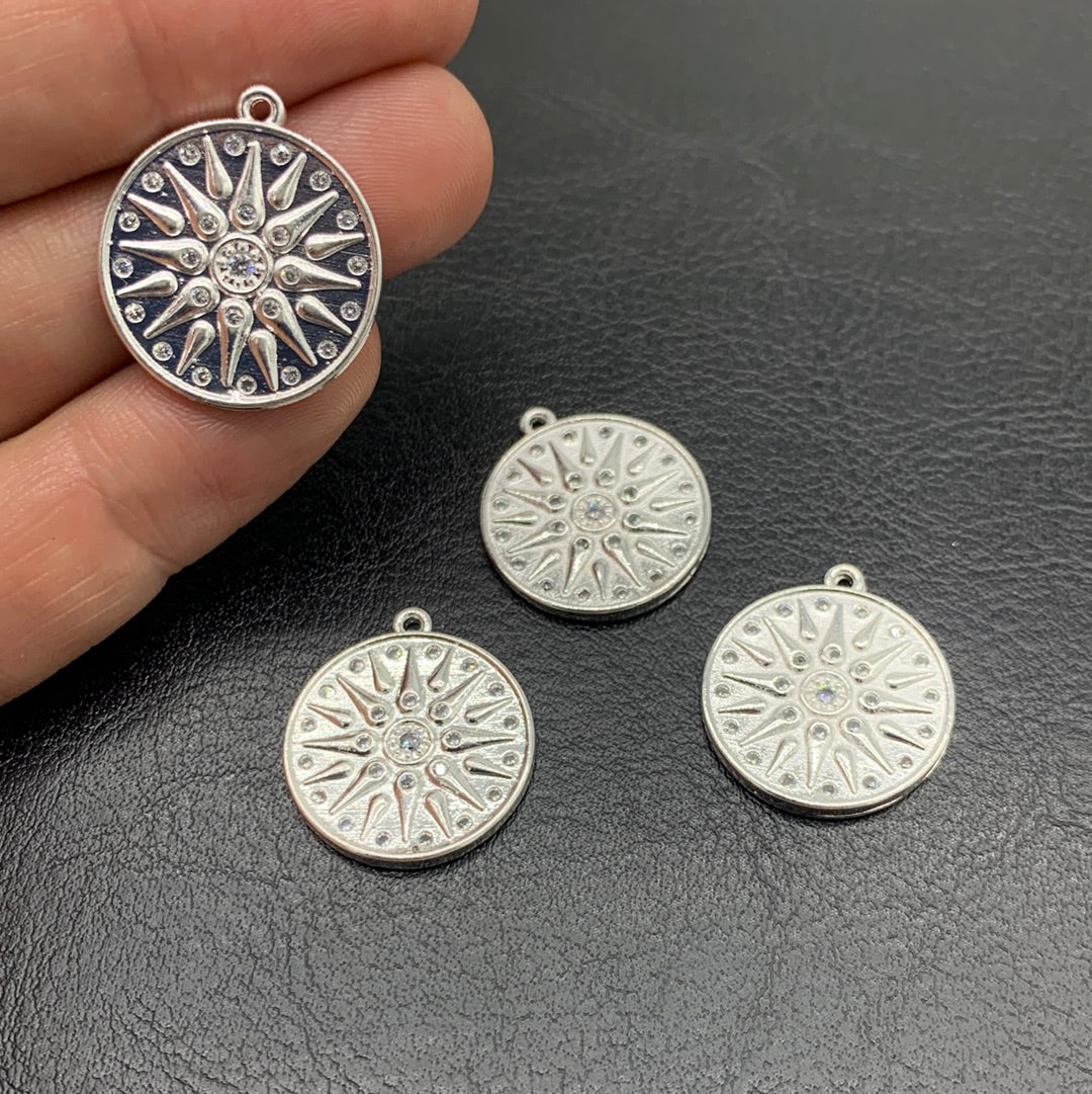 M171P - MEDALLA DESTELLO CON CIRCONES