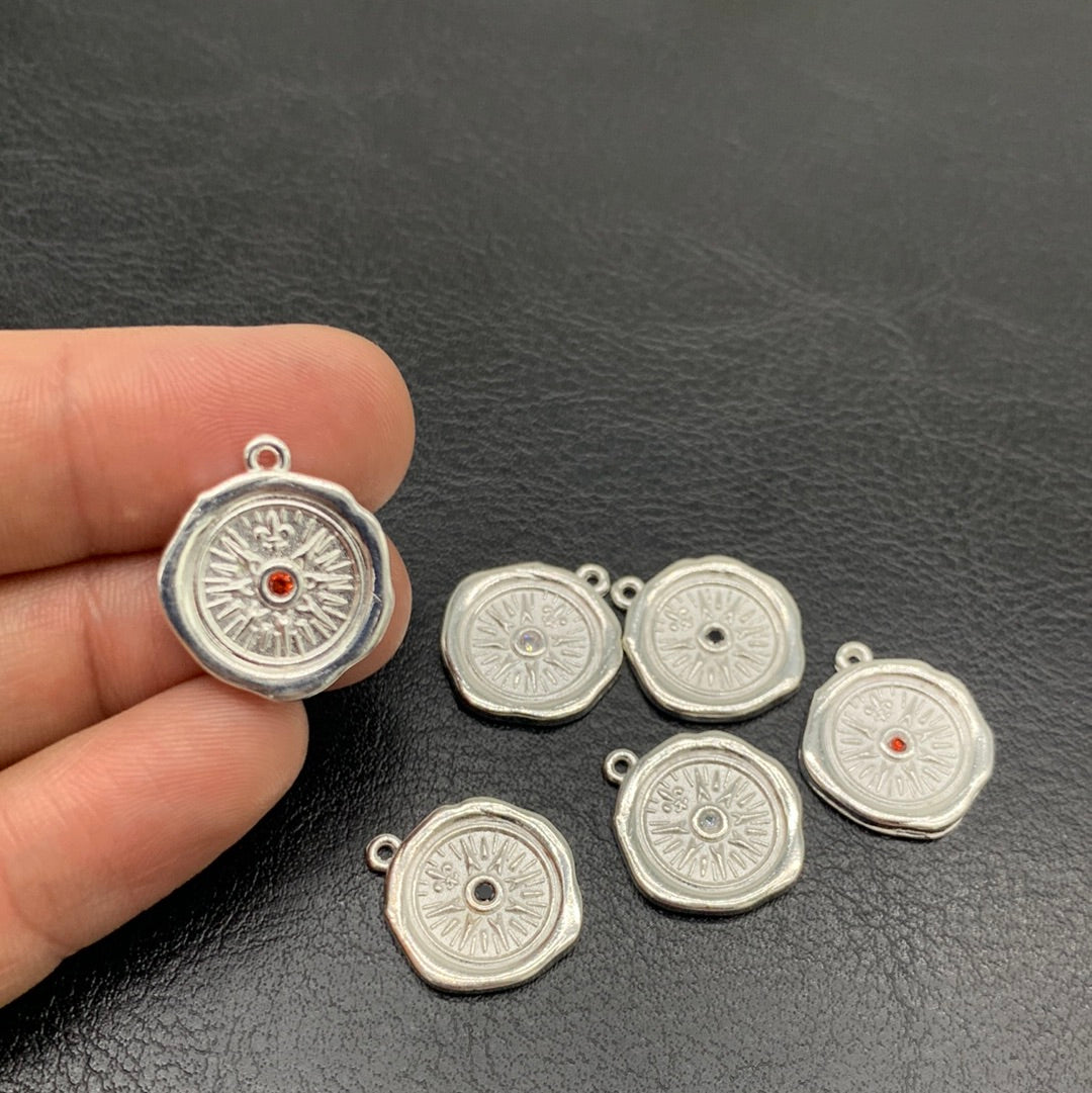 M167P - MEDALLA ESTRELLA GUÍA CON CIRCON