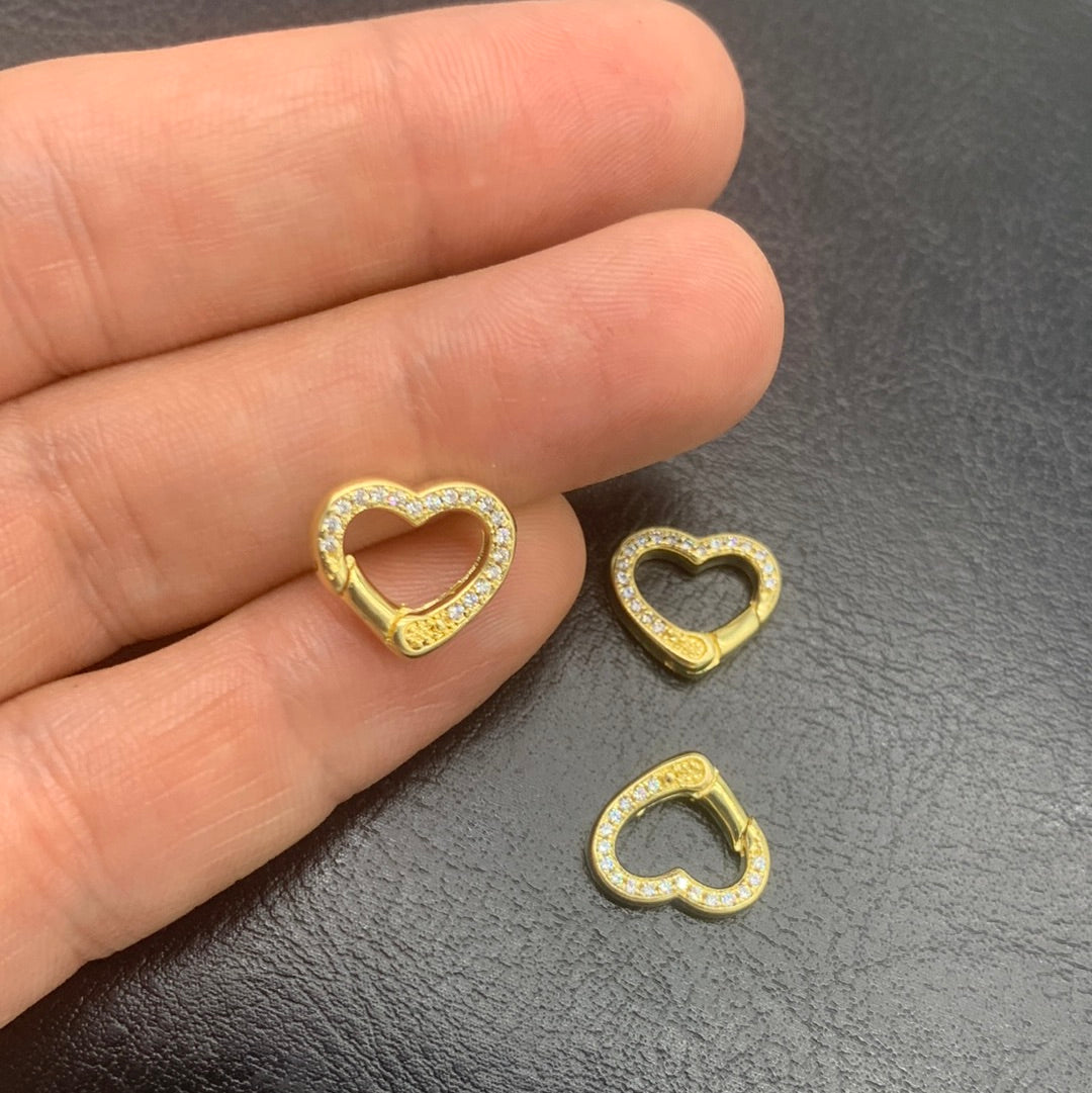 BR35D - BROCHE CORAZON CON CIRCONES