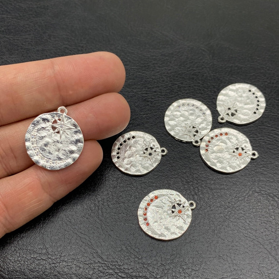 M160P - MEDALLA ESTRELLA GUÍA CON CIRCON