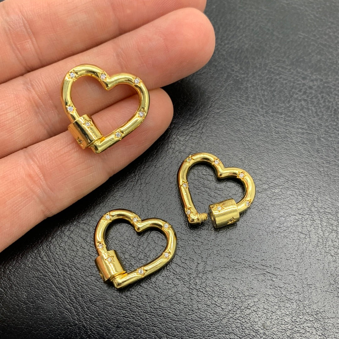 BR47D - BROCHE CORAZON CON CIRCONES