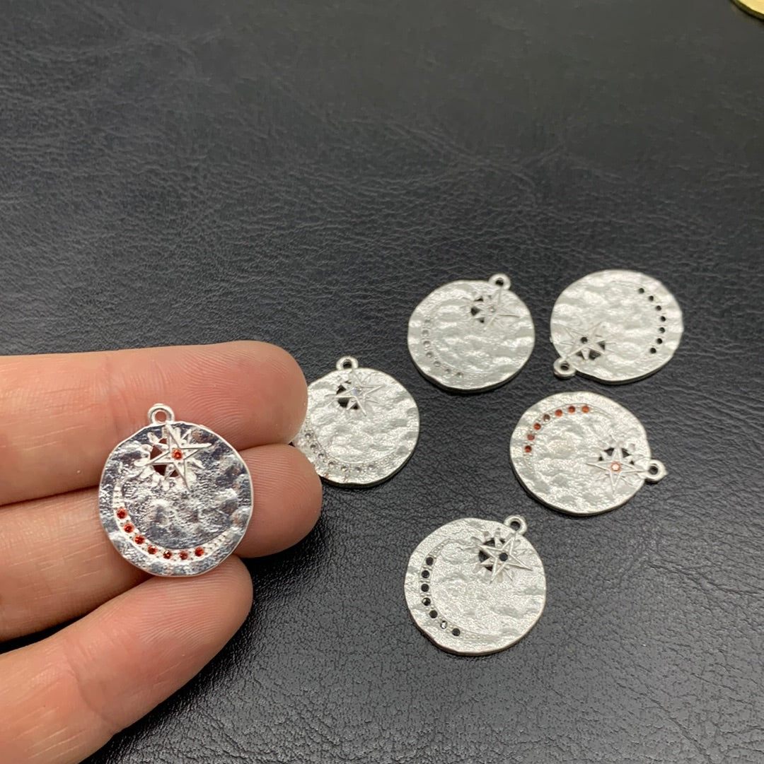 M160P - MEDALLA ESTRELLA GUÍA CON CIRCON