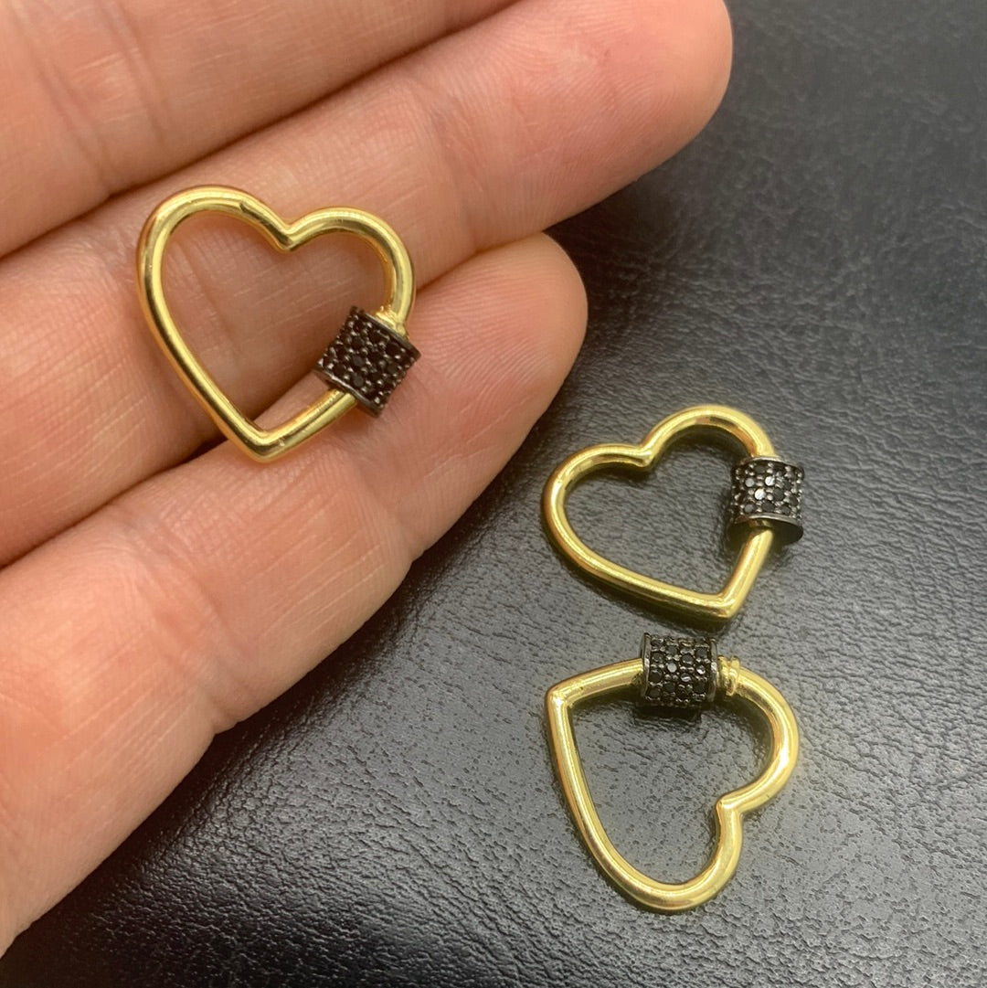 BR39DN - BROCHE CORAZON CON CIRCONES